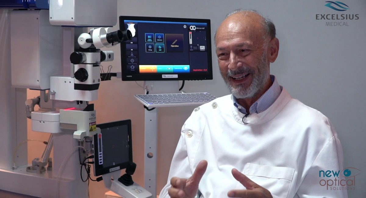 Professor Sp. Georgaras talks about the robotic Laser Refractive Surgery Excelsius Micron M7